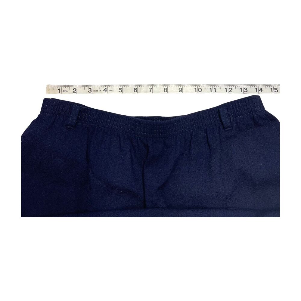 Alfred Dunner Pencil Skirt Women's 16 Navy Lined Straight Elastic Waist Pull On - Picture 5 of 6